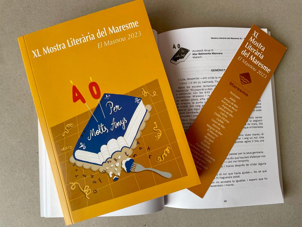 evamancera's tweet photo. 📚Gràcies per iniciatives com la Mostra Literària del Maresme que animen nois i noies a fer volar la imaginació➕enllà de les pantalles!
@ccmaresme

I a l'Escola Marta Mata, el @cdmmataro i l'@escolapiamataro per potenciar l'amor per la literatura des de ben petits
#orgulldemami https://t.co/XVdPoy1eQj