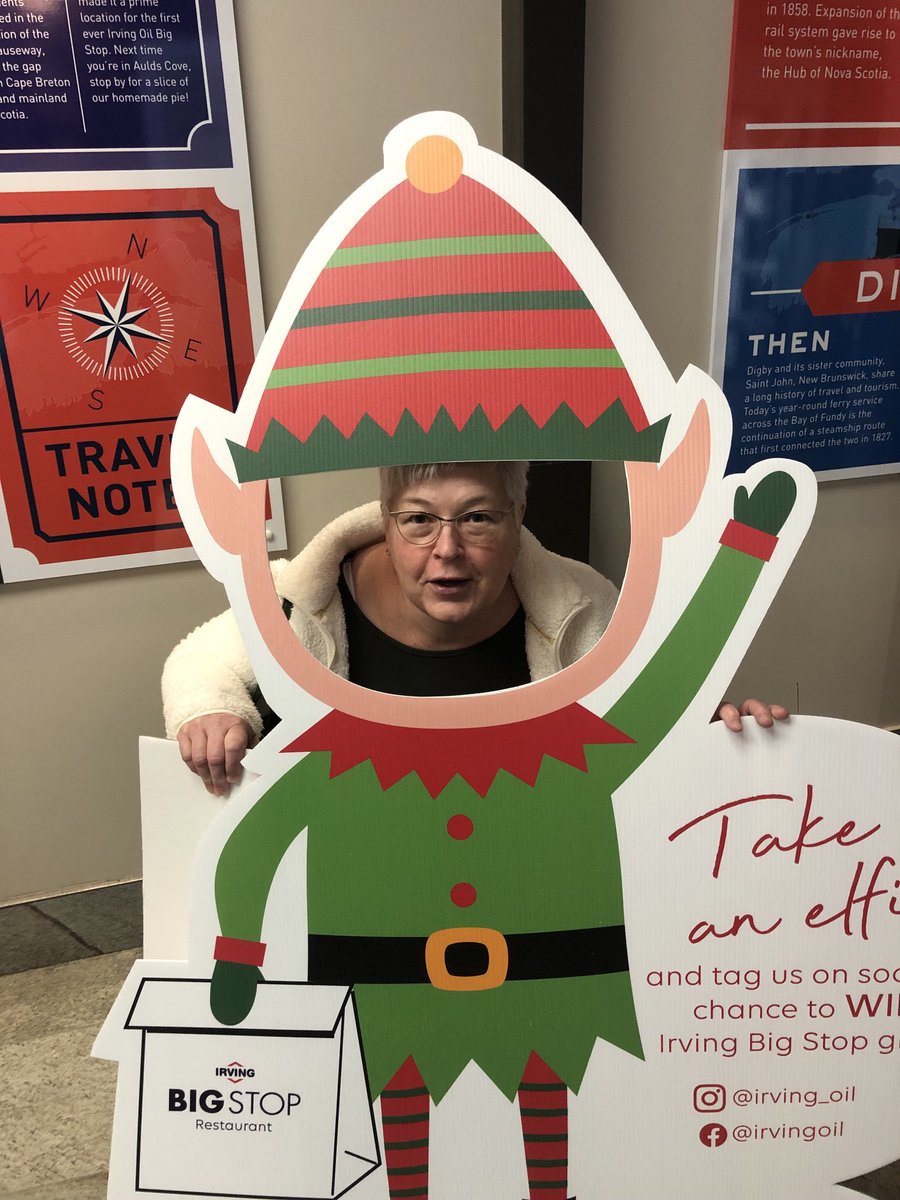 Elfie at the Enfield Big Stop