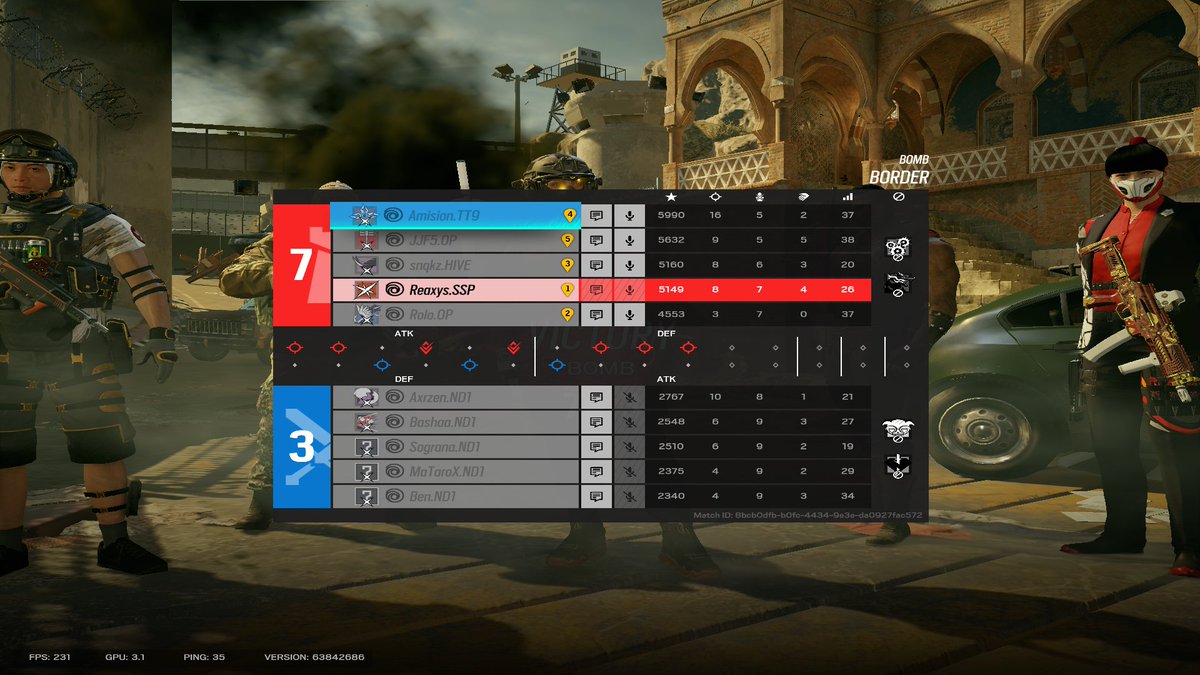 ReaxysR6s's tweet image. 2x0 vs #NeedOne in @R6VividLeague 
GG WP