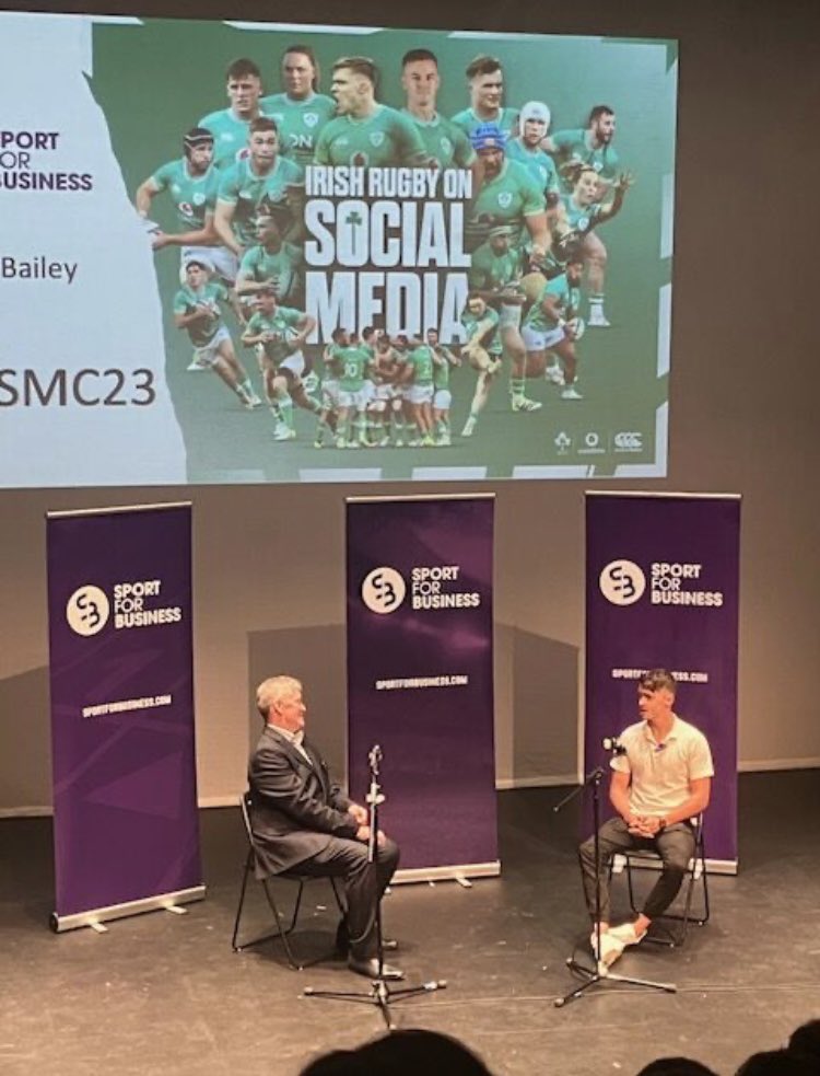Ryan Bailey (@ryank_bailey) on Twitter photo Enjoyed chatting with <a href="/HartnettRob/">Rob Hartnett</a> at the <a href="/SportforBusines/">Sport for Business</a> Social Media Conference last week, discussing our coverage of the recent Rugby World Cup and all things Irish Rugby on social. Enjoyed chatting with <a href="/HartnettRob/">Rob Hartnett</a> at the <a href="/SportforBusines/">Sport for Business</a> Social Media Conference last week, discussing our coverage of the recent Rugby World Cup and all things Irish Rugby on social.