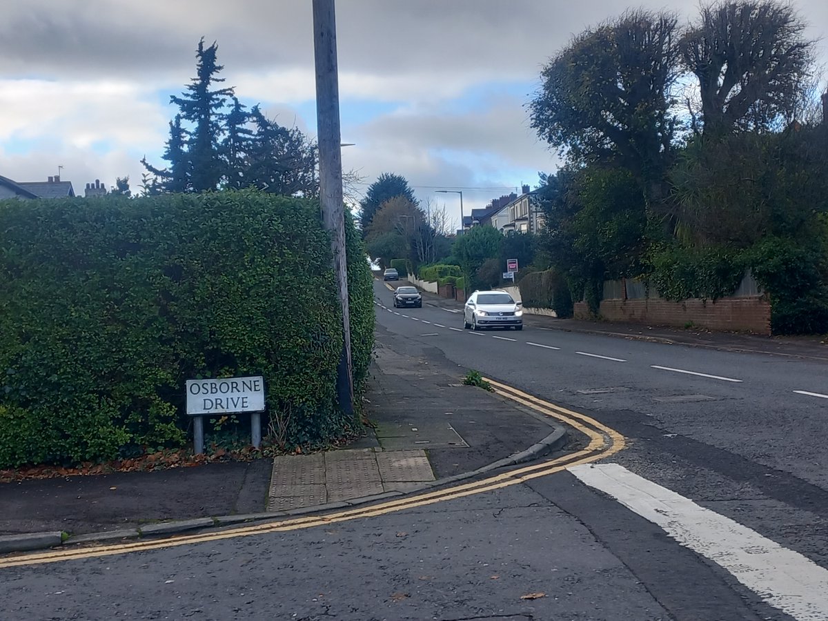 Windsor Avenue, Osborne Drive and Bryansburn Road in #BangorCity in #CountyDown