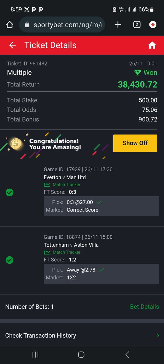 I'll take my dream more serious from now on.......cos if not for doubt I would have atleast used 10k om each ticket