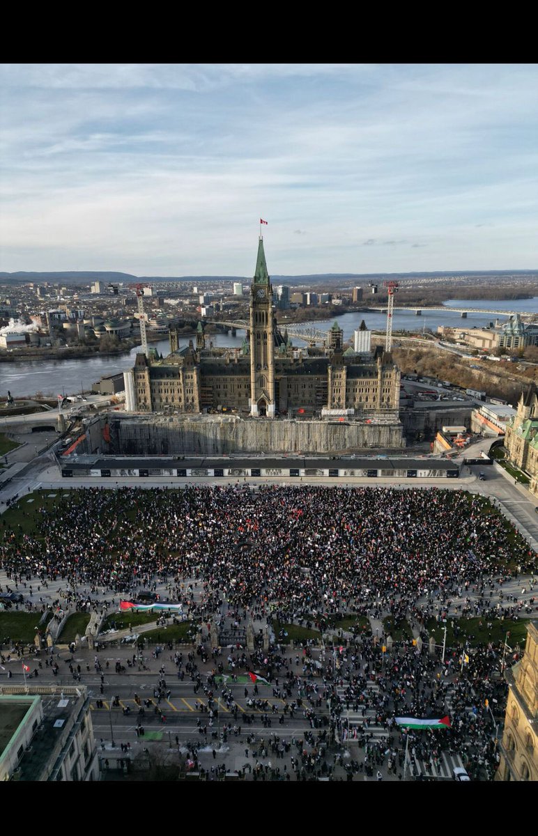 HassanHusseini2's tweet photo. Proud of all who made this happen in #Ottawa yesterday. Tens of thousands marched on Ottawa for #Palestine and to demand a #ceasefire, a lifting of the siege on #Gaza and end of Canadian complicity in the #Gaza_Genocide @palyouthmvmt @ILPS_Official @apaccanada @PalestineLabour https://t.co/ElGOu4k1pl
