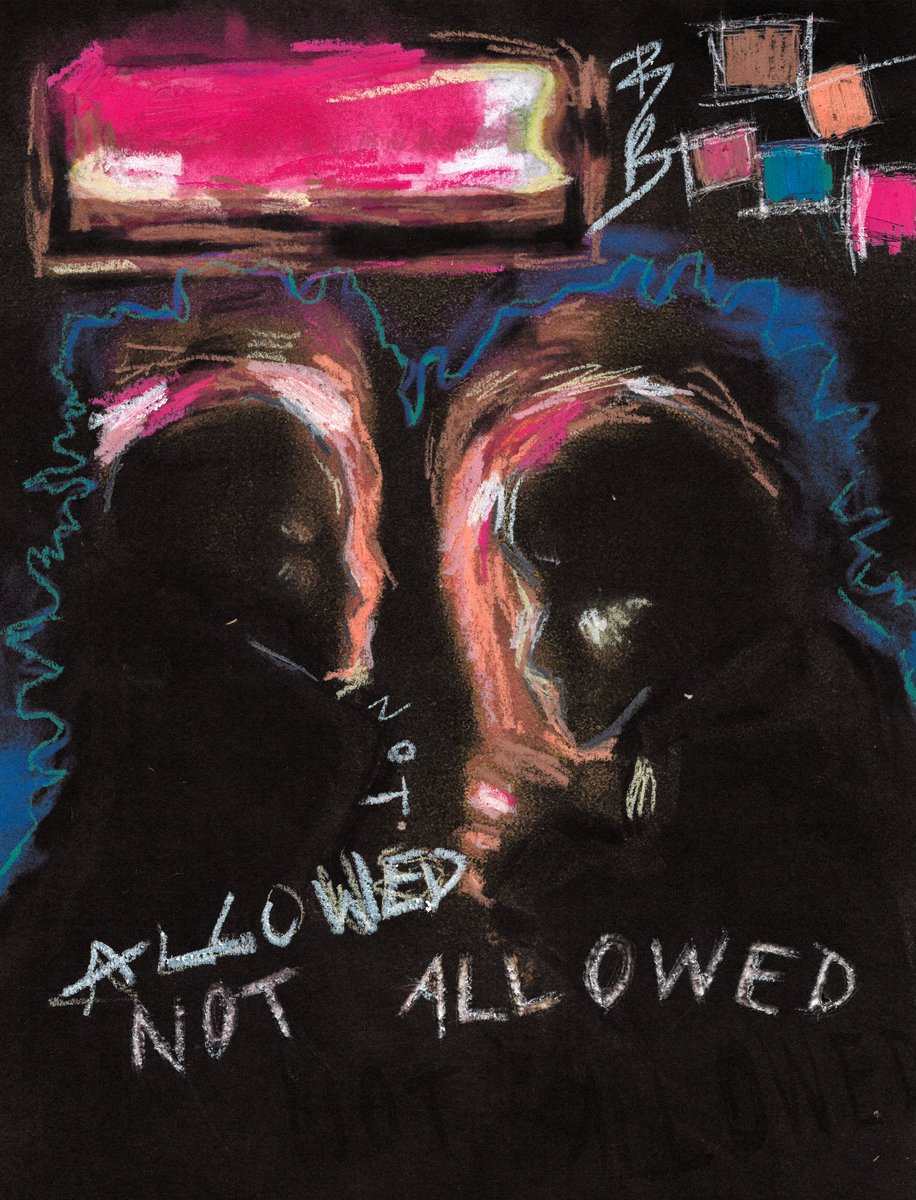 not allowed, 2023
mixed media