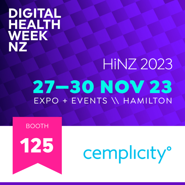 Digital Health Week NZ is happening this week at Claudelands in Hamilton! We’re all packed and ready for the big event! ✨ If you’re attending the conference this week, don’t forget to come by booth #125 and meet the Cemplicity team! 👋 @HINZ_NZ