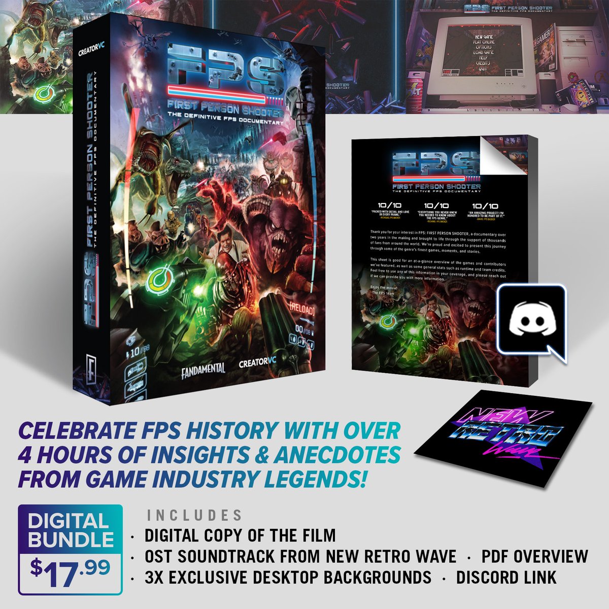 FPSDOC's tweet image. Celebrate the games you love. FPS documentary bundle available now! #FPS #GamingCommunity 🎉 fpsdoc.com
#firstpersonshooter #videogames #fpsgamer #gamer #fps