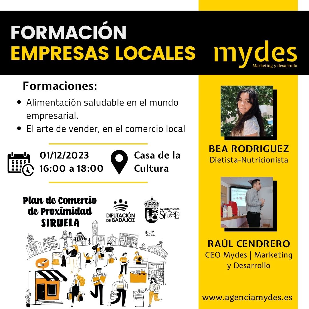 mydes_es's tweet photo. PLAN DE COMERCIO DE PROXIMIDAD EN SIRUELA 🛍️

Si tienes un negocio, o intención de emprender...¡TE ESPERAMOS!

#comerciolocal  #ComercioLocalSiruela #ApoyaAlPequeñoComercio #NegociosLocalesSiruela #SiruelaComercio #ComercioDeProximidad #TiendasDeBarrio #YoComproEnSiruela https://t.co/RFDCTZKALT