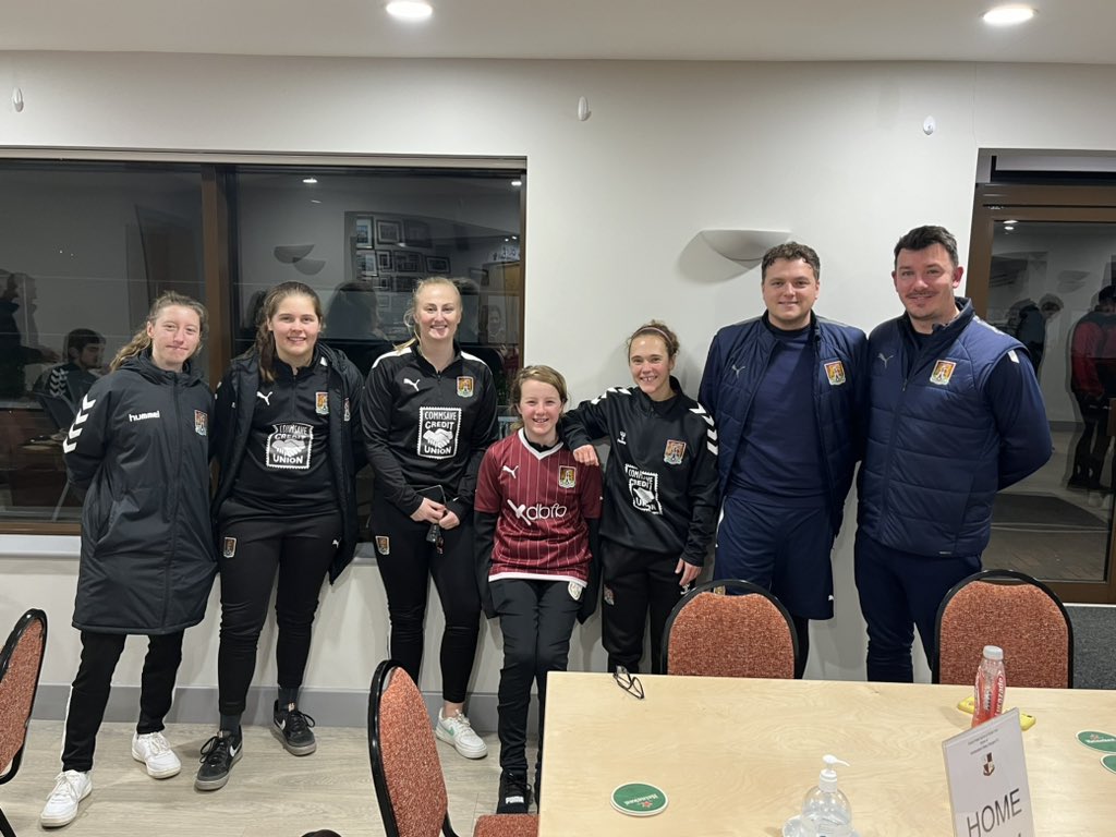 packer_nigel's tweet photo. Massive thanks to @fox_damon and everyone at @NTFCWomen for making Tegan’s party so special. Also thanks to the staff at Fernie Fields, great work 👍🏻 #proudtobe #cobblers #winningweekends https://t.co/joweEEYJtL