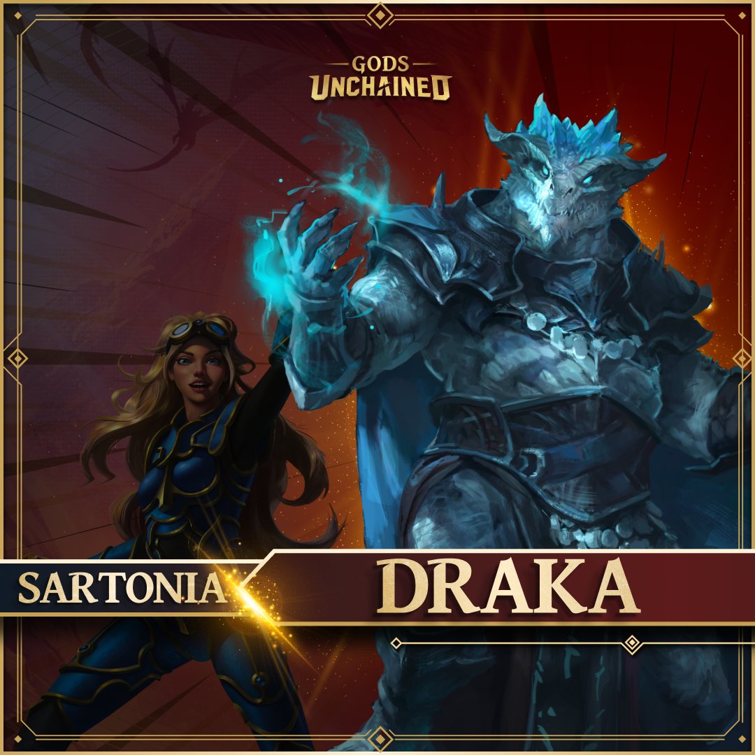 🔵⚔️ SKIRMISH 3: ABYSSAL MOUTH ⚔️ 🔴 Draka leads in a fierce clash against the Sartonians! The first to 60,000 wins changes the tale. 🔴 Draka: 51527 wins 🔵 Sartonians: 44150 wins Who will claim victory? Join the fight now to claim the crystal on the cardback!