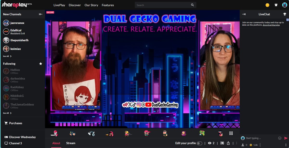 dualgeckogaming's tweet photo. Live now on @shareplaytv playing @GothamKnights! https://t.co/bAl86UbSvz
FIRST PLAYTHROUGH. LET OUR FIRST NIGHT BE IN GOTHAM | #BetaSetGo #CreateRelateAppreciate #StreamingReimagined #SharePlayConnect https://t.co/nQbypwqpLq