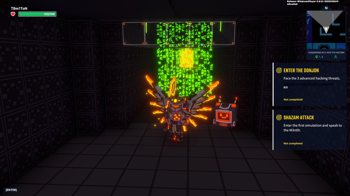 Juuumla's tweet photo. @Ledger @TheSandboxGame I loved the mission to get into the donjon and stop 3 advanced hacking attacks.
#ledgerplex #TheSandbox #SandFam https://t.co/Ts8CyR7jiA