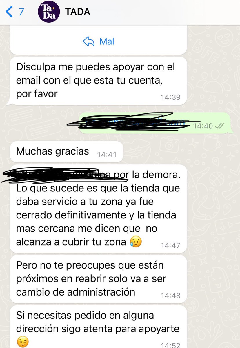 adelfohig's tweet photo. @tadadeliveryec Señores venden botellas retornables por la app y ahora no tengo como poner que ya tengo botellas para seguir usándolas, sino me cobran como nueva. Además me dicen que la tienda que atiende mi zona ya no está habilitada, bien 👍🏽 https://t.co/Y9f4j8HKDj