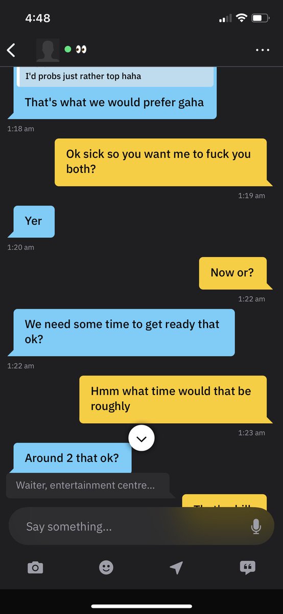 Melbourneboy00's tweet photo. Come over for a threesome.
Spit roast? Nah

I’ll fuvk you both 😈 https://t.co/uK9qHoRp9M