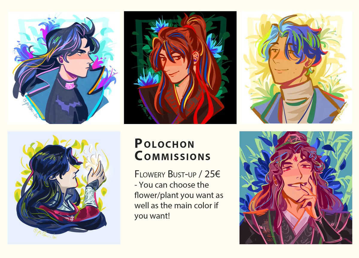 [RTs appreciated ✨]
Hello, I'm finally opening commissions again! There are 3 menus and a few slots for each. 