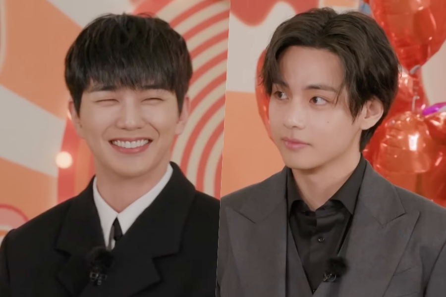 soompi's tweet photo. WATCH: #BTS's V And #YooSeungHo Return To "#RunningMan" In "Tazza"-Themed Episode Preview
https://t.co/BolntS30gE https://t.co/XLB11yVXSr