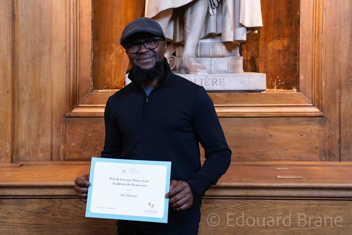 Mario Avati-Printmaking Award  presentation @AcadBeauxarts 🇫🇷 #paris on the 15th of November 2023. I am truly honoured 🙂
#printmaking #marioavatiprize #marioavatiengravingaward #marioavatiprintmakingaward #adeadesina #france #academiedesbeauxarts #awardpresentation