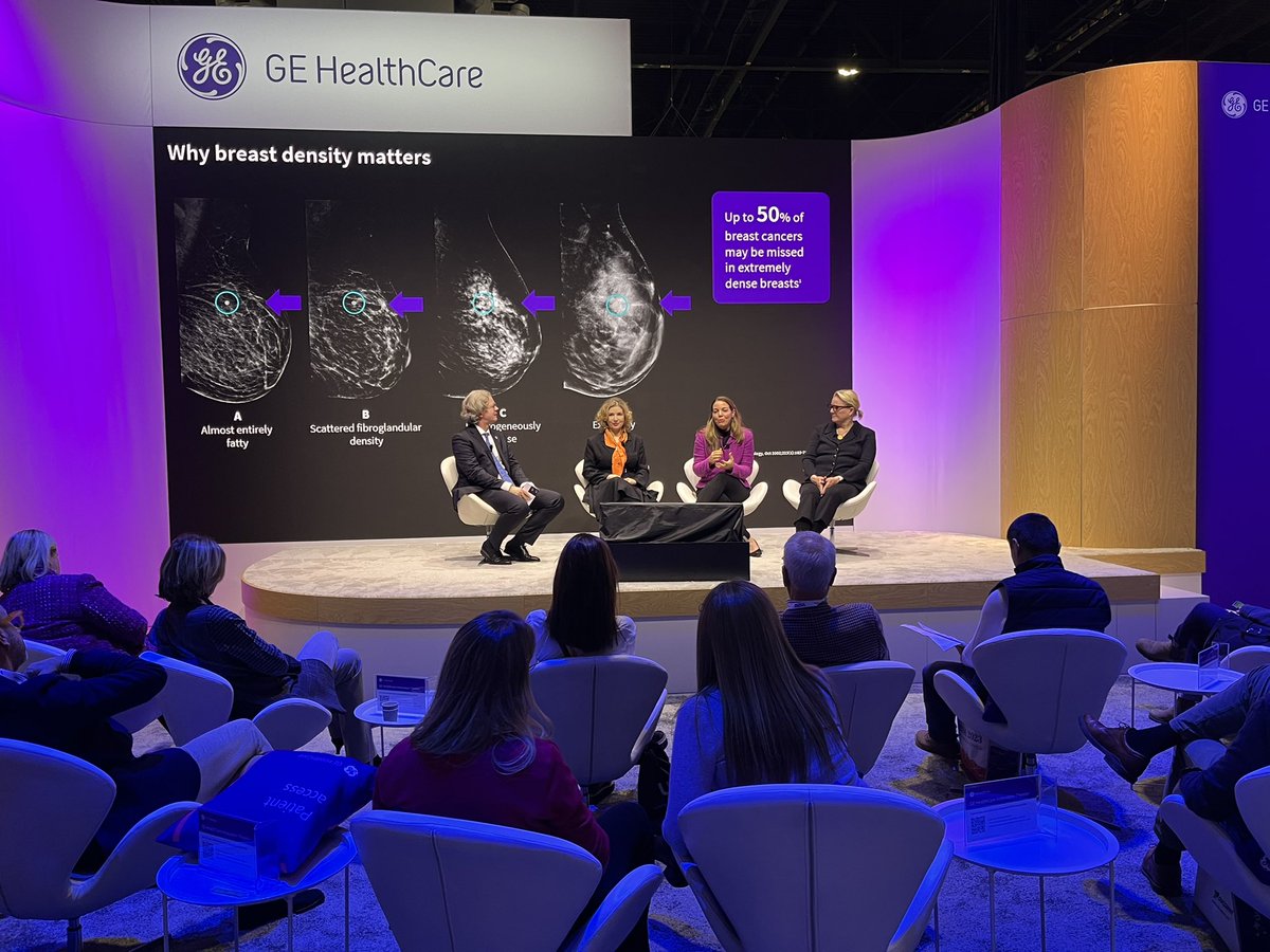 twiddalee_dee's tweet photo. Come to the  @GEHealthCare HealthCare Innovation theater at @RSNA to hear about why breast density matters! https://t.co/4xqWHXBGw7