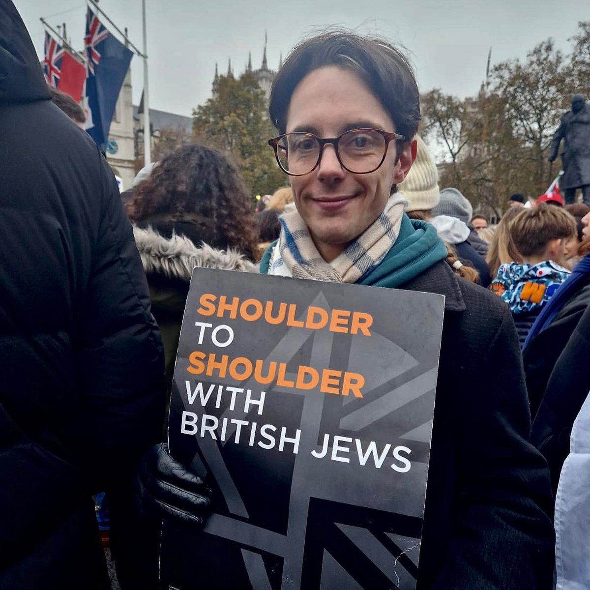 RobbieS310's tweet photo. I’m proud to have stood amongst the 105,000 other attendees at todays #marchagainstantisemitism in London. It was such an incredible experience, surrounded by some amazing people. ✡️
#london #march #judaism #uk @antisemitism #antisemitism https://t.co/u3IxS3Wd2F