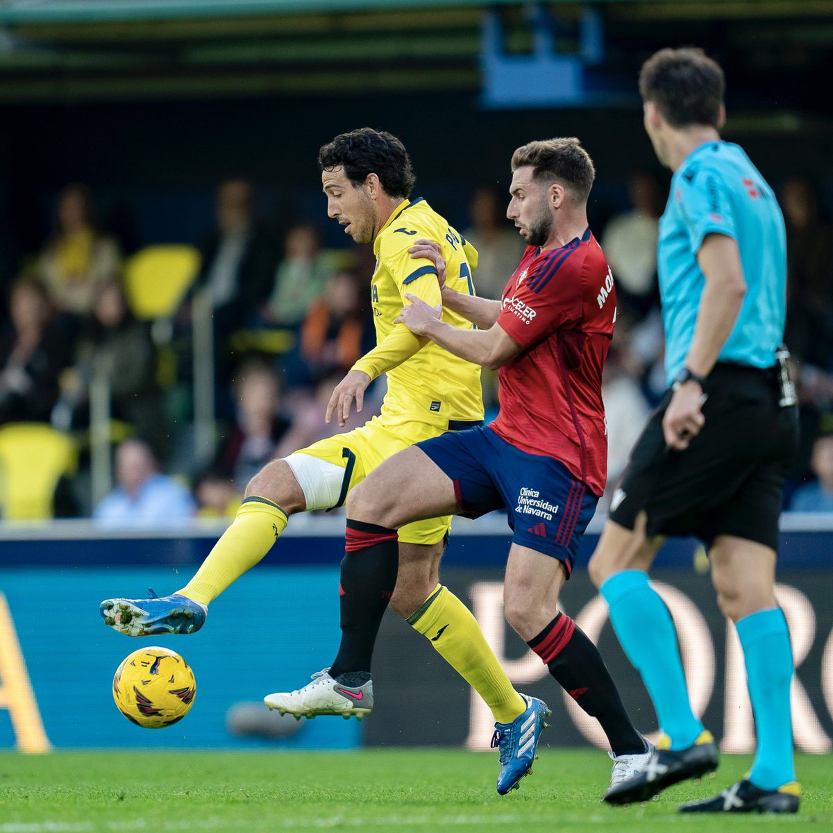 ¡No dejamos de intentarlo! Una victoria más que necesaria 👏🏼 Seguimos trabajando @VillarrealCF #LaLiga