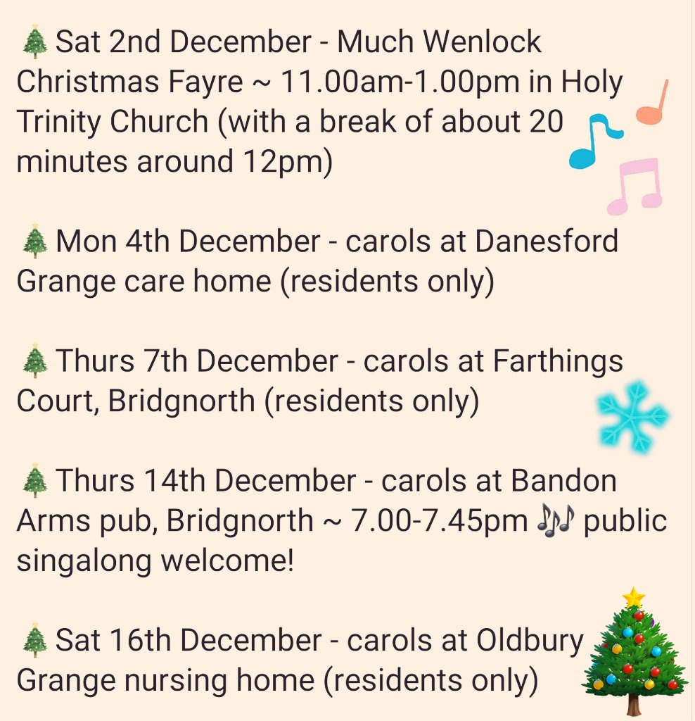 Concordia are looking forward to our forthcoming #Christmas performances! We have a range of public + private events coming up - come and say hello if you're attending one 😊🎶🎅🏻 It's never too early to book us for your 2024 event! Contact us at concordialadieschoir@gmail.com 📧