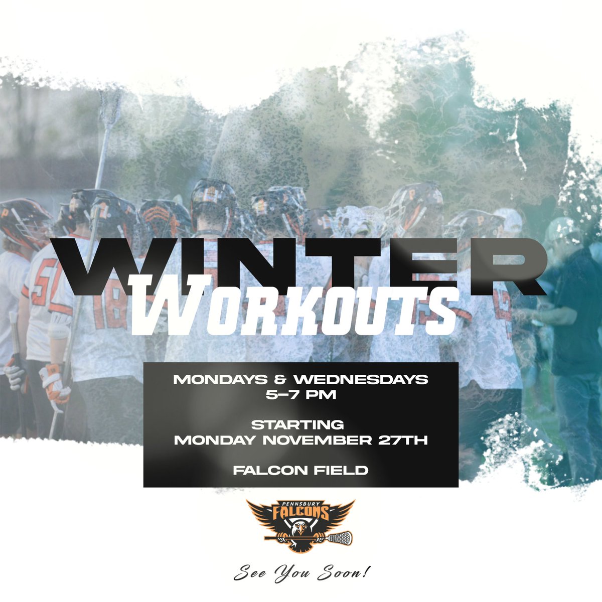 psd_boyslax's tweet photo. Voluntary workouts begin Monday November 27th at 5 PM on the Falcon Field stadium turf. https://t.co/40fIRnVXSz
