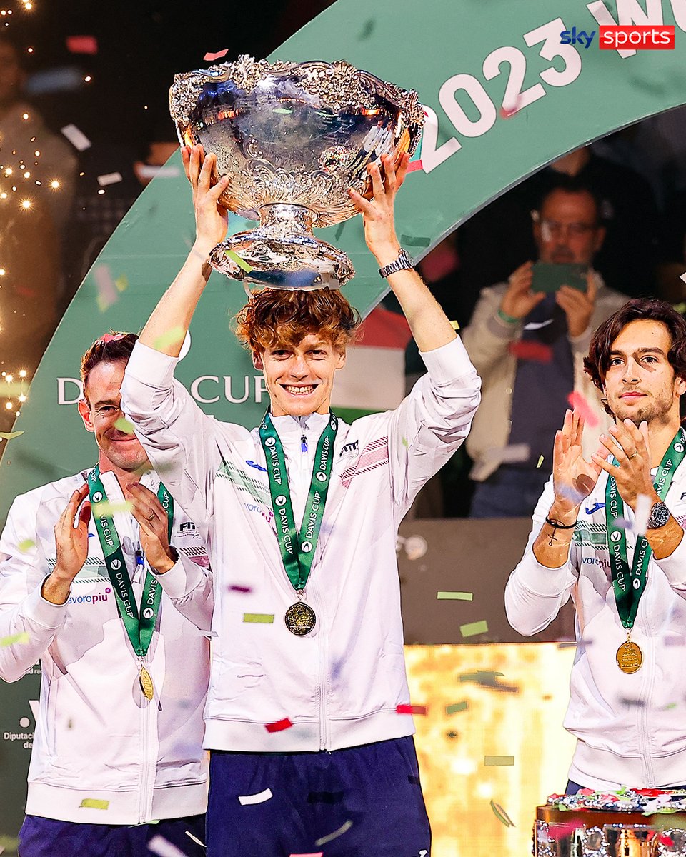 Jannik Sinner leads Italy to their first Davis Cup title since 1976 🇮🇹