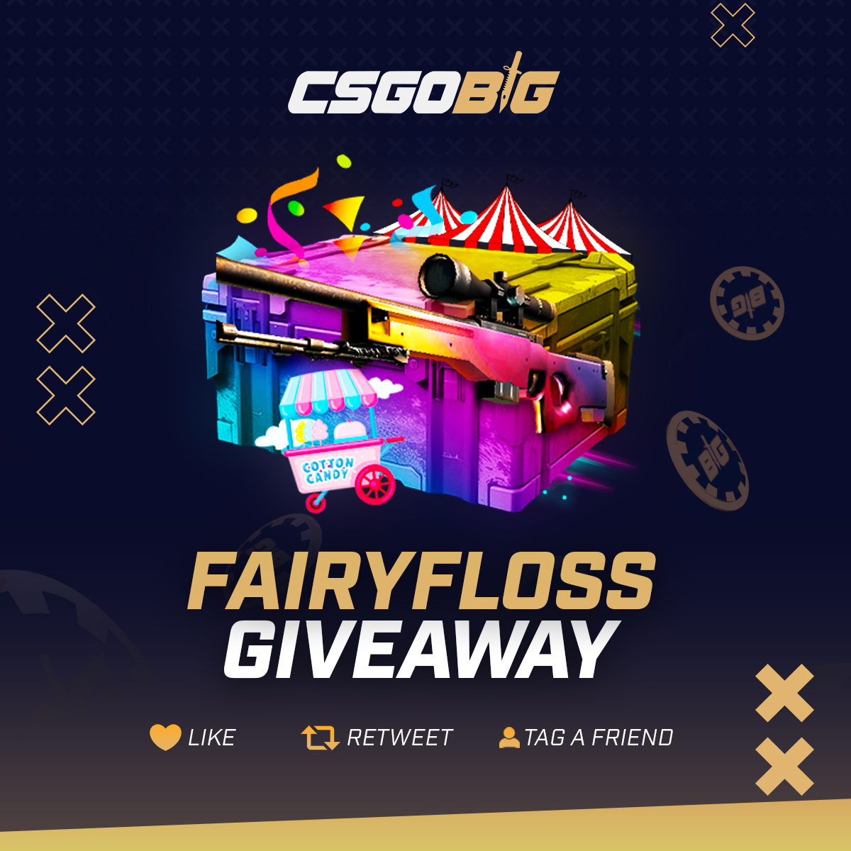 Fairyfloss Case Giveaway!   

To Enter:
Retweet &amp; Like 🔁❤
Follow @CSGOBig

Winner chosen in 24 hours.