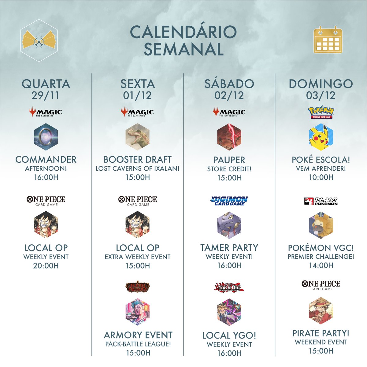 Inscrição Torneio Pokémon League Challenge - 02/12