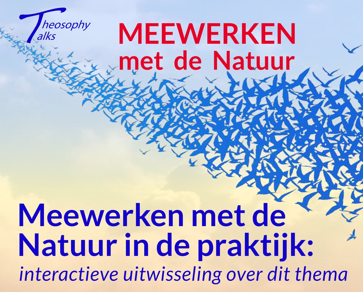 TSPointLoma_NL's tweet photo. Vanavond 20 dec | 19:30 (CET)
ONLINE | Interactief | Toegang vrij
Theosophy Talks | MEEWERKEN MET DE NATUUR IN DE PRAKTIJK (interactieve uitwisseling over dit thema)
https://t.co/8V8Fz1W0c5
#theosofie #filosofie #wetenschap #religie #aarde #natuur #interactief #levensvragen https://t.co/eP2SWC0kCe