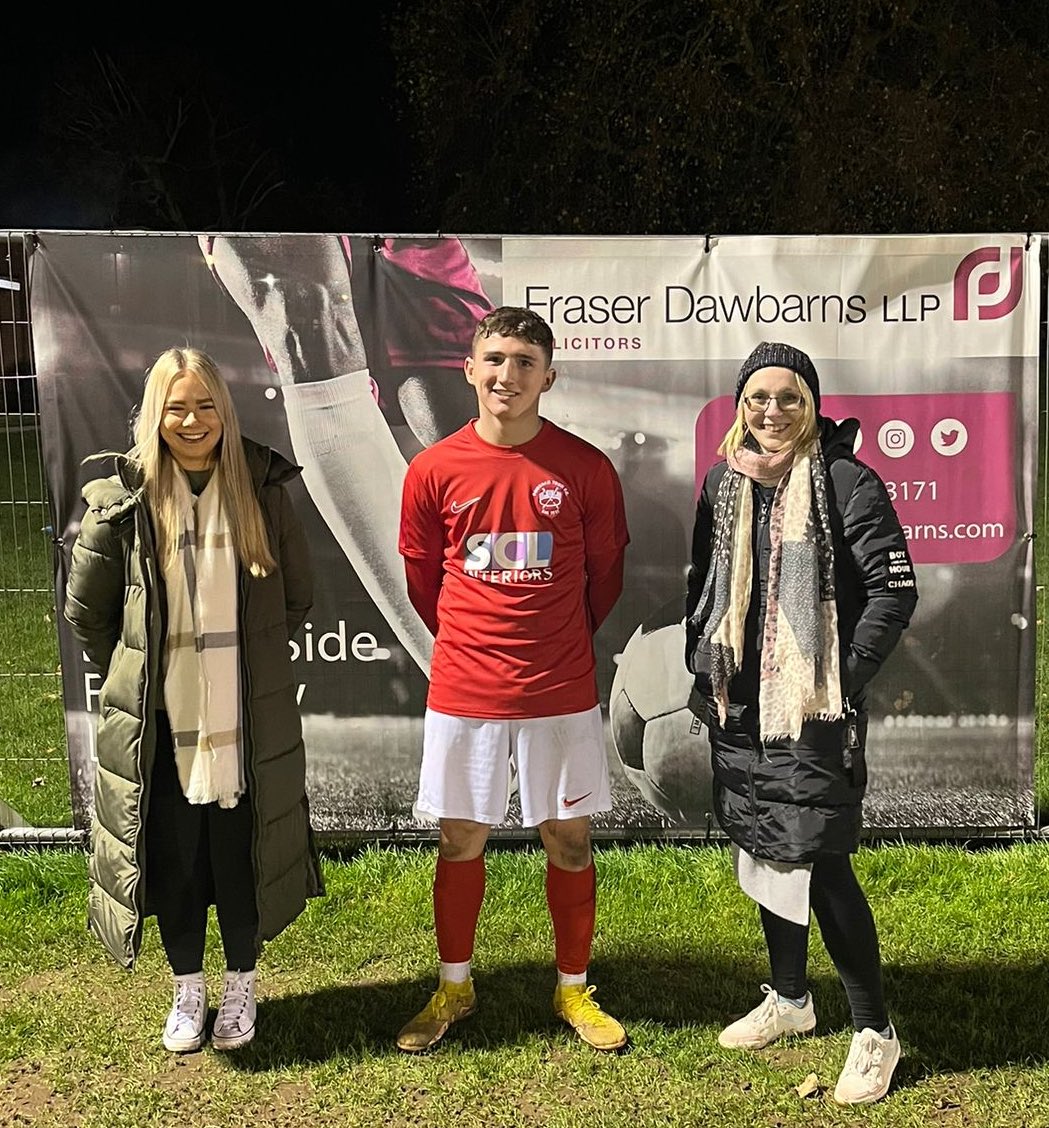 Thank you again to <a href="/fraserdawbarns/">Fraser Dawbarns Solicitors</a> for sponsoring yesterdays fixture. A difficult one to pick, but they selected James Moore as their MOM 👏🏼
