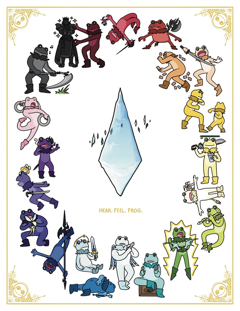 Hear. Feel. Frog. 🐸

#FFXIVART #ffxivmemes