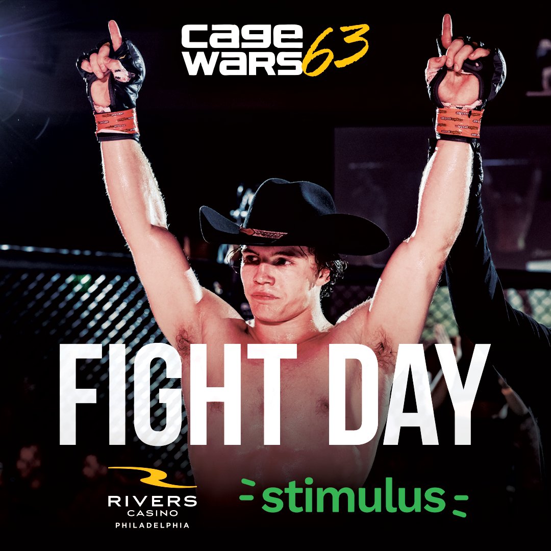 cagewars's tweet photo. #CAGEWARS63 FIGHT DAY
Tonight at @riverscasinophl 
Saturday, December 2nd @ 7pm
Tickets 👉🏼 https://t.co/HKmDuGrEvd
⁠⁠
We are streaming live ONLY on Stimulus https://t.co/l30Xa4XKoY https://t.co/dF8bmVEgvP