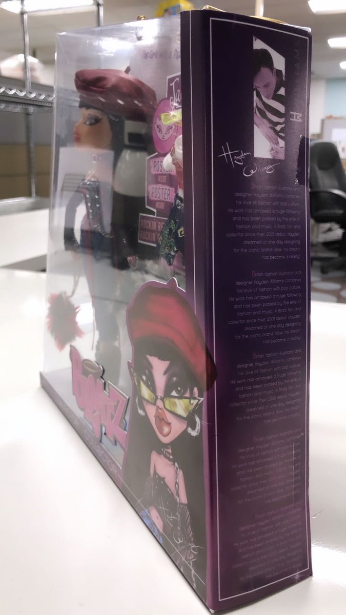 Prototype packaging mock up for Jade #Bratz #BratzCollector #Bratz2018