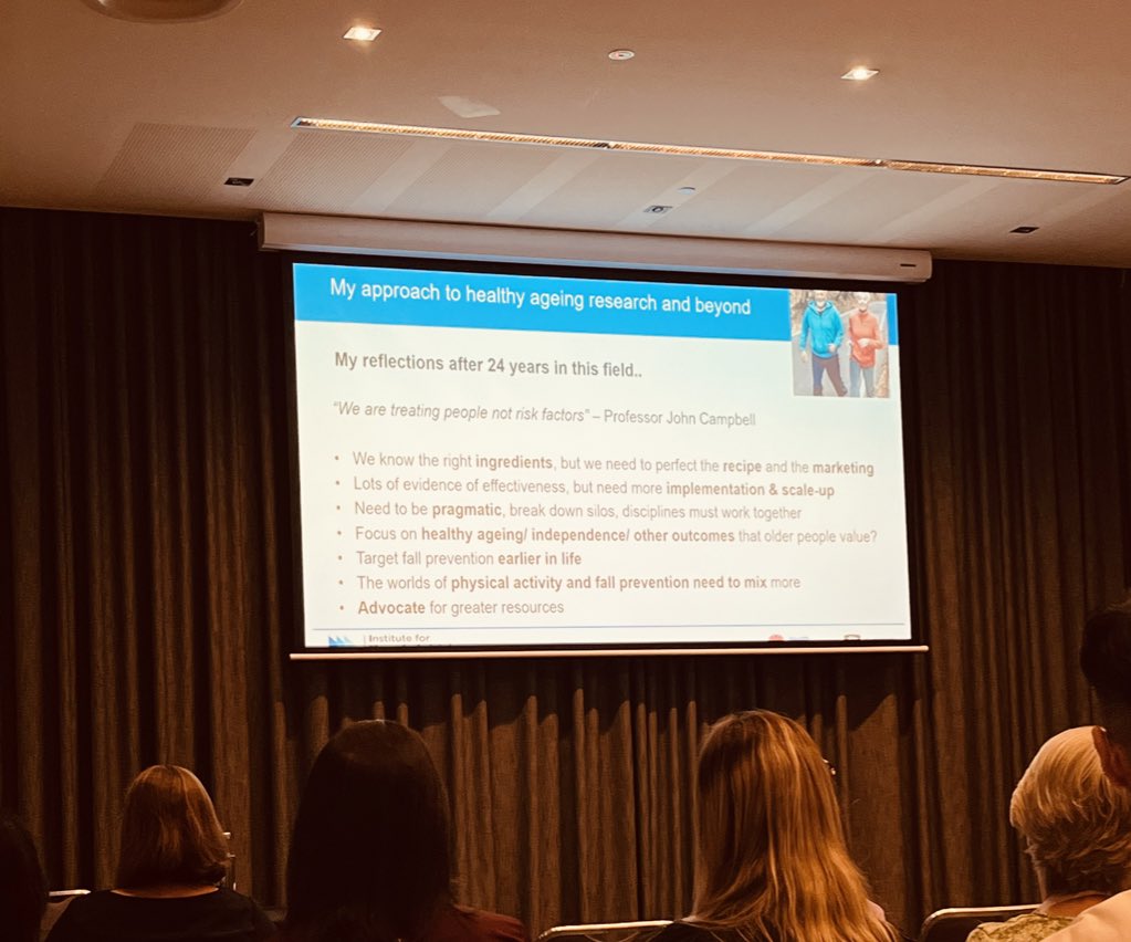 Jodi Ventre (@jodiventre) on Twitter photo Key messages from the <a href="/anzfps/">ANZ Falls Prevention</a> first keynote speaker Prof <a href="/AnneTiedemann1/">Prof Anne Tiedemann</a> discussing how we need to target fall prevention in earlier life years and sharing Prof John Campbells message that “we are treating people not risk factors” #fallsconf23 <a href="/HealthyAgeingR1/">Healthy Ageing Research Group</a> Key messages from the <a href="/anzfps/">ANZ Falls Prevention</a> first keynote speaker Prof <a href="/AnneTiedemann1/">Prof Anne Tiedemann</a> discussing how we need to target fall prevention in earlier life years and sharing Prof John Campbells message that “we are treating people not risk factors” #fallsconf23 <a href="/HealthyAgeingR1/">Healthy Ageing Research Group</a>