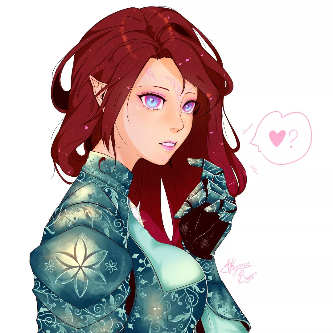 JellyfishInk179's tweet photo. My oc😱 love her sm!! 
#BABYMONSTER #DragonAge #ArtistOnTwitter #Art #inquisition #NEW #FolloMe https://t.co/0tUd5V8Foq