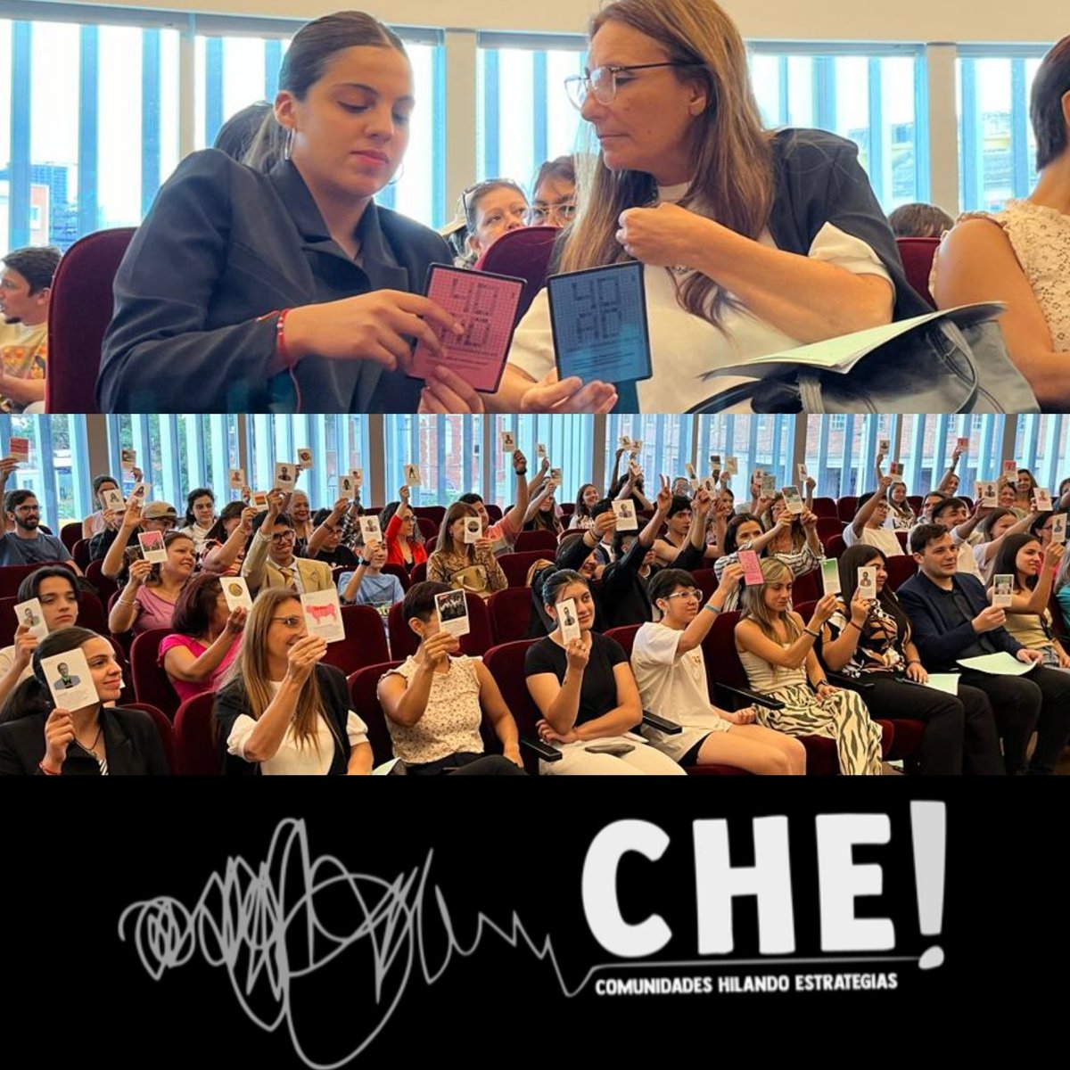 Metodo_CHE's tweet image. Taller #DemoFuturidades
#40añosDemocracia @MetodoChe ❤️junto a la @DefensoriaCba en el cierre #EscuelaFacilitadores 
Una conversacion transgeneracional con herramientas lúdicas y fraternas q nos posibiliten (re)pensar los hechos y protagonistas claves de los últimos 40 años en🇦🇷!