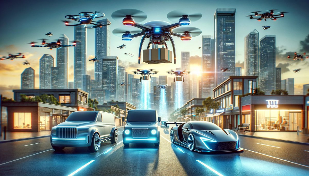 Revolutionizing logistics: our drone tech meets automotive excellence for unparalleled delivery precision #FutureOfDelivery #AutomotiveInnovation