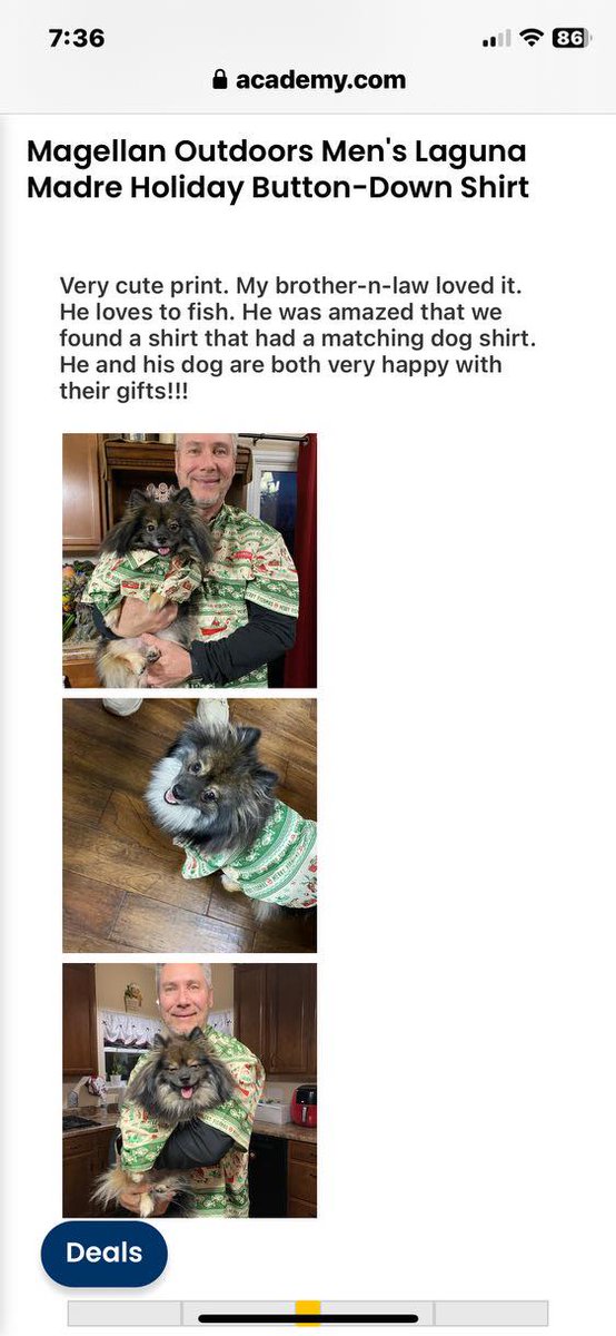 My sister in law gave me any my doggie a great birthday present!