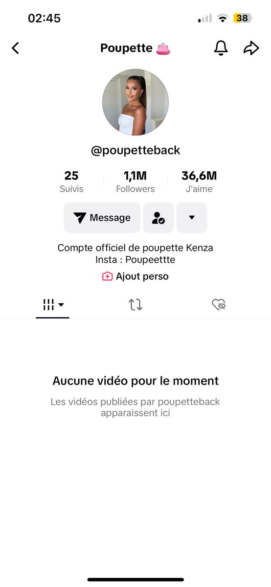 vxcraw555's tweet photo. #poupettekenza elle a récupérer son compte cette groniace mais elle a tout supprimer https://t.co/YBC9KqX6BZ