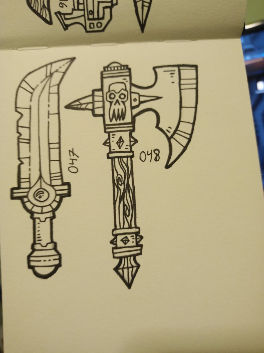 Tiny weapon day 48 #sketchbook