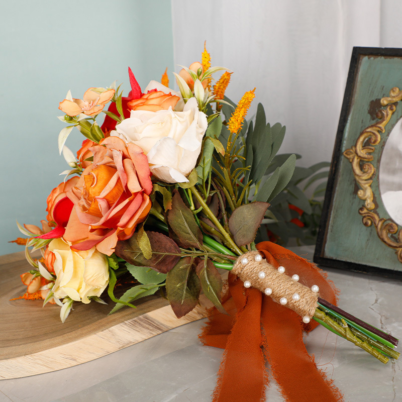 🌟Autumn Artificial Flowers Wedding Bride Bouquet Product ID:18272 👇click the link urlnb.com/dyLuIca2 Stylish Vintage Rhinestone Drop Earrings #shoppingtime #ladywearss #sets #ootd #ootdshare #womenwear #shirt #dress #weddingday #weddingflowers #bridebouquets #bouquet