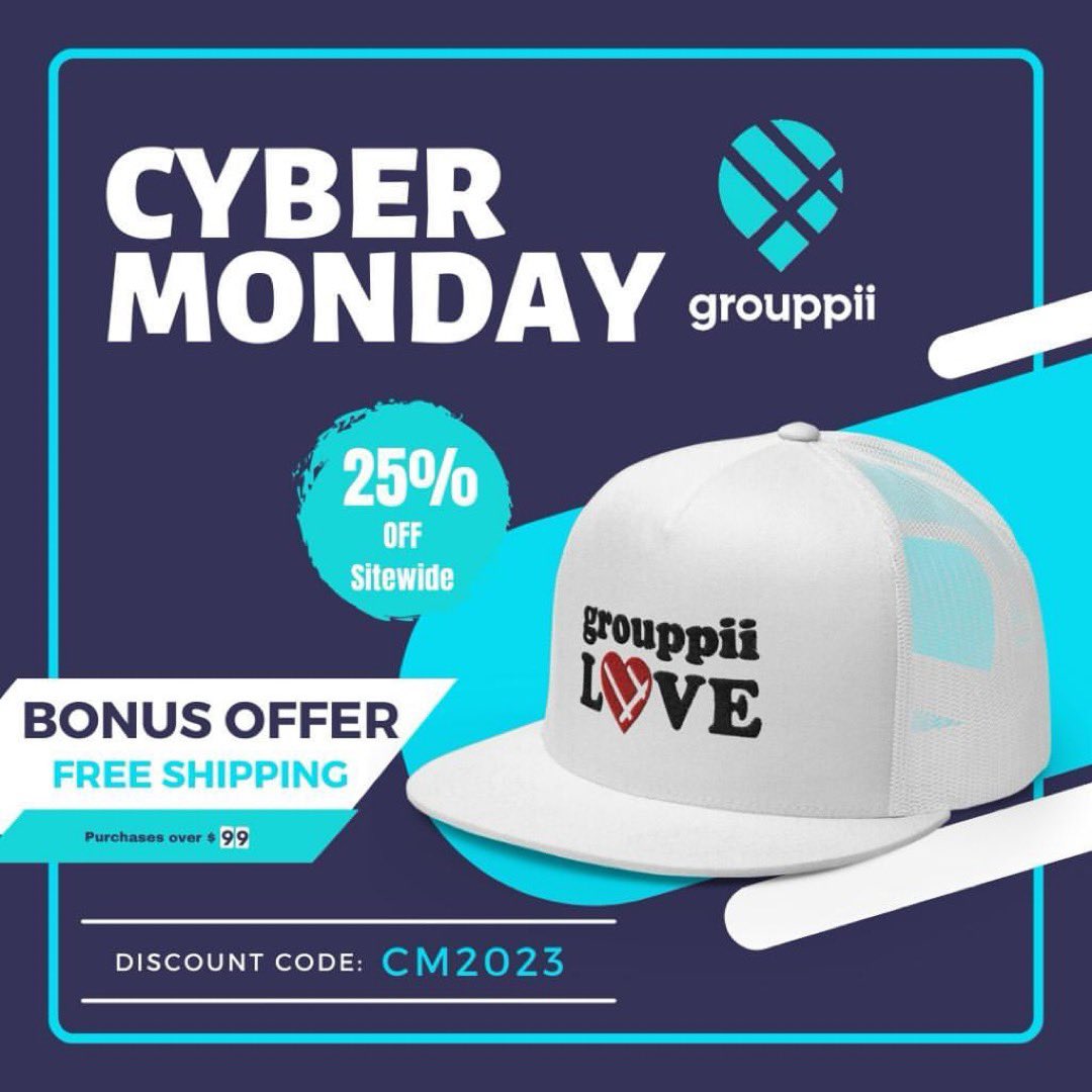 GrouppiiApp's tweet photo. Cyber Monday Anyone?!?! 

https://t.co/0ZTYJWtVCy
https://t.co/DYn3InE09j

#imagrouppii #grouppiiapp #cybermonday #deals #rochester #houston #atlanta #miami #losangeles #newyorkcity #sanantonio #phoenix https://t.co/PAyYfwPAQG
