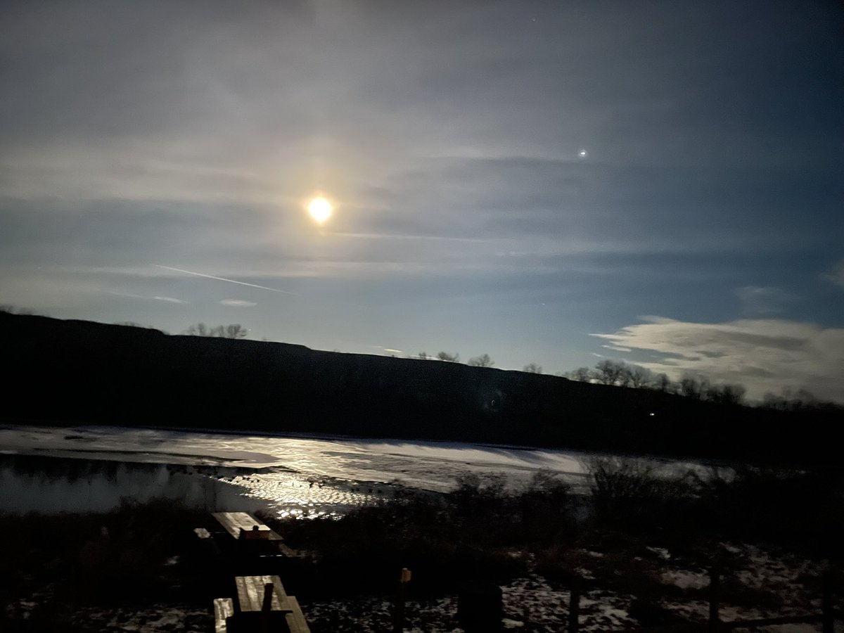 DSolberg's tweet photo. Camera phone can just not do it justice. Incredible !!! We are so fortunate to live where we do ❤️ #Badlands #reddeerriver #riverhouse https://t.co/MKFltTjDV5