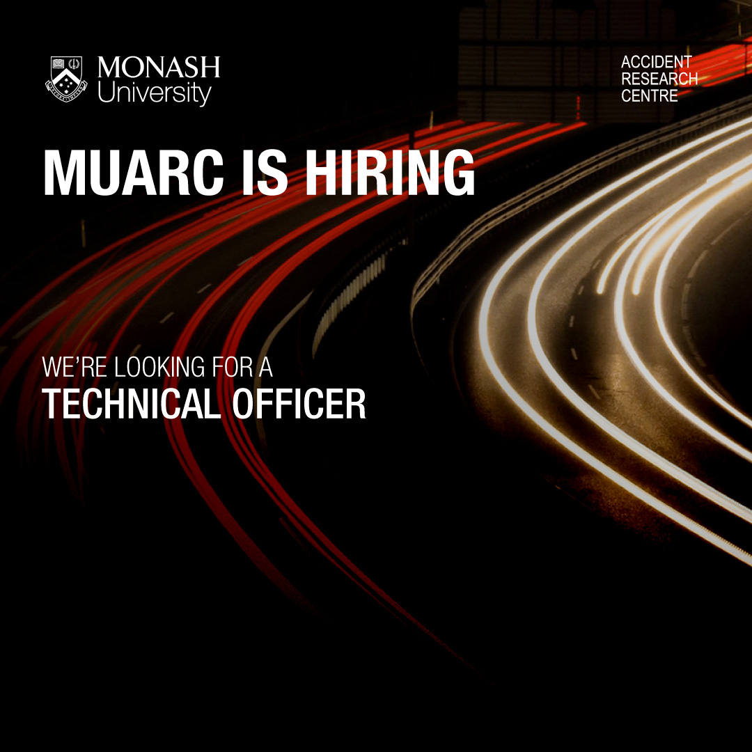 We're looking for a Technical Officer to undertake a range of data analysis work and generate outcome reports for a range of injury prevention research programs.

Applications close on Sunday 10 December.

Read more and apply here:
seek.com.au/job/71757439