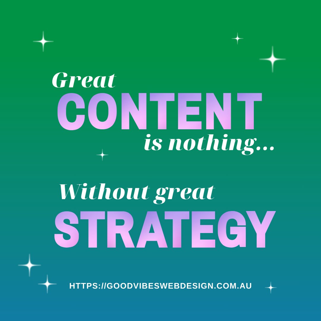goodvibeswebdez's tweet image. Remember, great content is the brushstroke, but it's the strategic strokes that bring the masterpiece to life! Embrace the art of strategy, and watch your brilliance unfold. What's your go-to strategy move? Share your secrets below! 👇
#SEO #goodvibeswebdesign