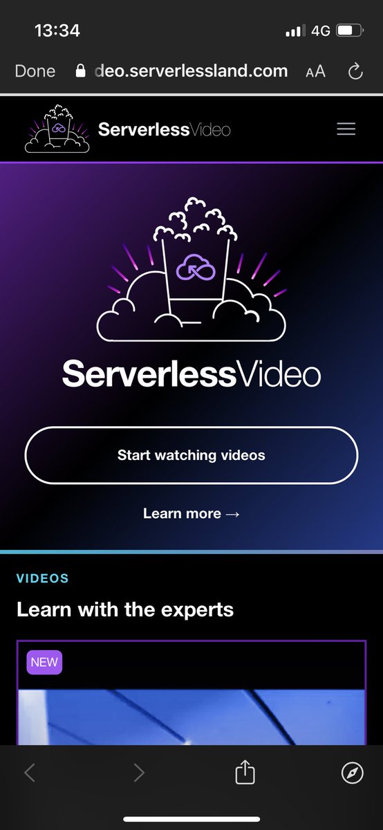 🚀 Introducing #ServerlessVideo! Learn from the experts at #reinvent2023 and peak behind the scenes with a new #serverless live streaming video app featuring GenAi video post processing: 📹 s12d.com/video