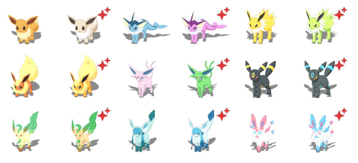 色違い イーブイ