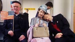 SaveRedlandLibr's tweet photo. 10pm TODAY on #E4Extra
From 1998, 2 episodes of the #Comedy📺 #FatherTed
s3 Ep 7 “Night of the Nearly Dead ”
s3 Ep 8 “Going to America”
Directed by #AndyDeEmmony & written by #GrahamLinehan + #ArthurMathews
🌟#DermotMorgan #ArdalOHanlon #FrankKelly #PaulineMcLynn https://t.co/EsEqlw2RWW