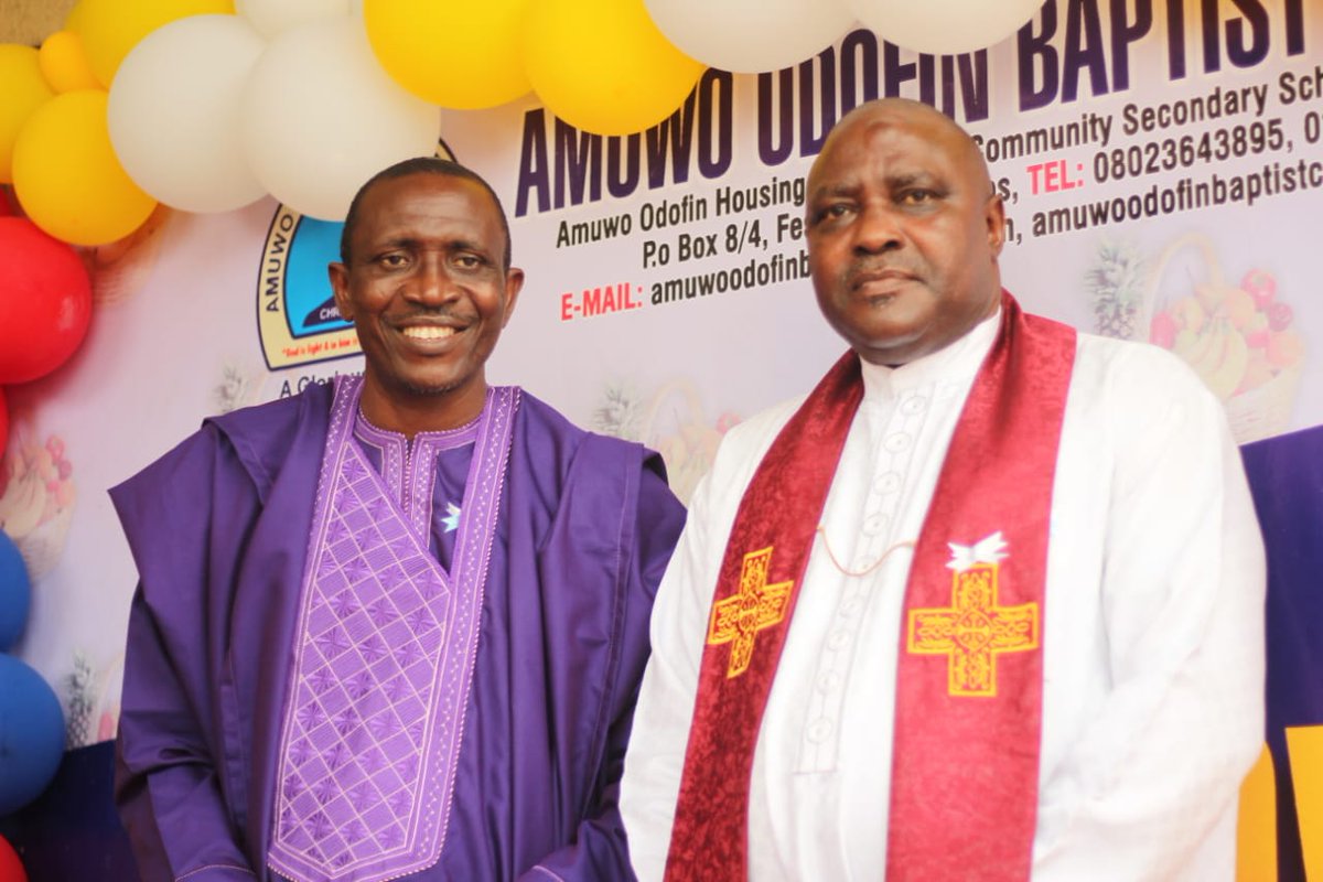 okbabarinde's tweet photo. It was Thanksgiving Service at Amuwo-Odofin Baptist Chr., Jakande Estate, Lagos. The Child Dedication by Rev.Dr Mrs Oluwakemi Babarinde added colours and validated the message of THANKING GOD FOR ABUNDANT GRACE... one sorrowful event must never make us ingrate of God's blessings. https://t.co/JsvJMUqTzs