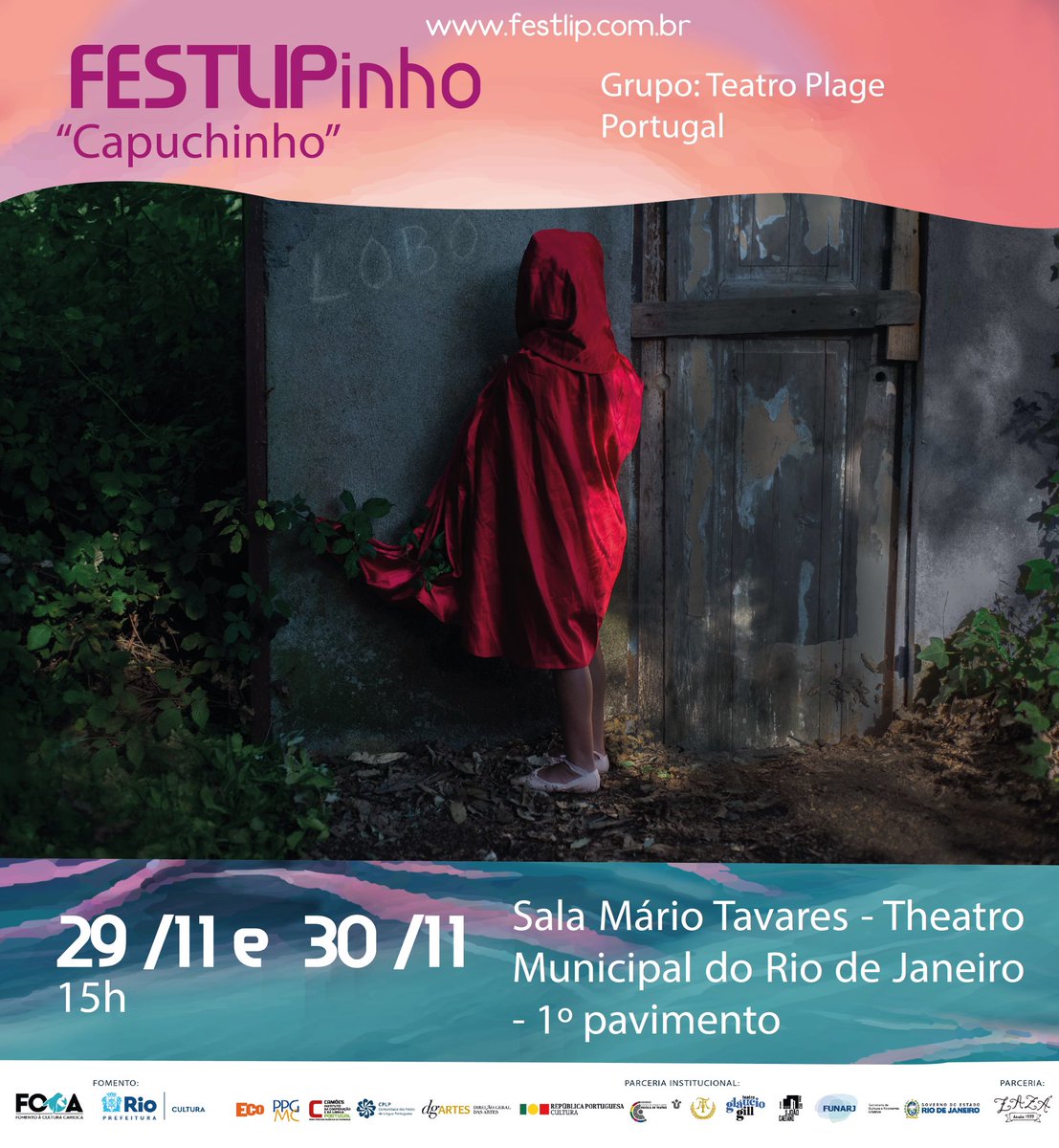 festlip's tweet photo. Inspirado no conto de Charles Perrault, a peça vai desvendar importantes lições sobre a importância da autoproteção e do cuidado contra desinformação.

Os atores farão todo o espetáculo também em libras, por que para o FESTLIP a inclusão é fundamental. 

Será imperdível. https://t.co/MEwtL3atIt